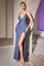 LaDivine 7494C Curve Long Fitted Prom Dress
