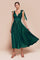 LaDivine 7499 A Line Formal Prom Tea Length Dress