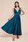 LaDivine 7499 A Line Formal Prom Tea Length Dress