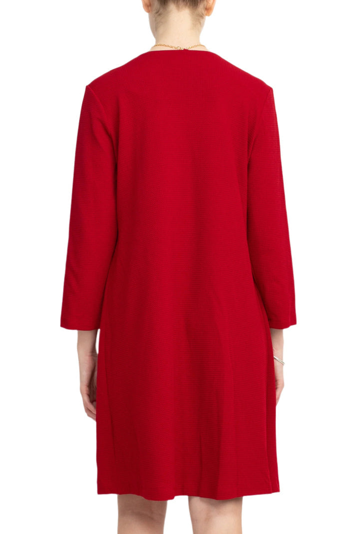 Cocktail Dresses Short Mother of the Bride Jacket Dress Red Black