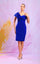 Cocktail Dresses Fitted Short Cocktail Mini Dress Royal