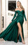 Prom Dresses Long Formal Slit Evening Dress Hunter
