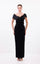 Prom Dresses Long Beaded Formal Fitted Prom Dress  Black