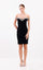 Cocktail Dresses Fitted Short Beaded Coktail Dress Black