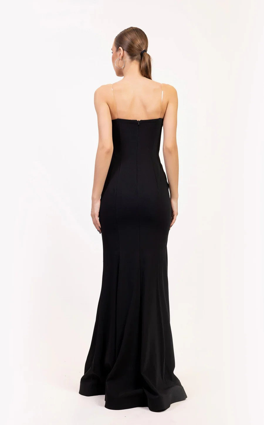 Prom Dresses Long Formal Beaded Evening Prom Dress Black