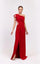 Prom Dresses Slit Prom Fitted Long Formal Dress Red