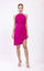 Cocktail Dresses Fitted Homecoming Short Cocktail Dress Fuchsia