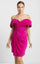 Cocktail Dresses Homecoming Short Cocktail Fitted Mini Dress Fuchsia