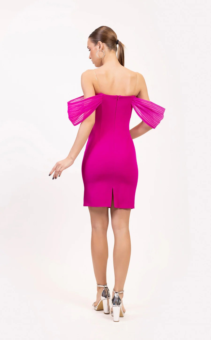Cocktail Dresses Homecoming Short Beaded Cocktail Dress Fuchsia