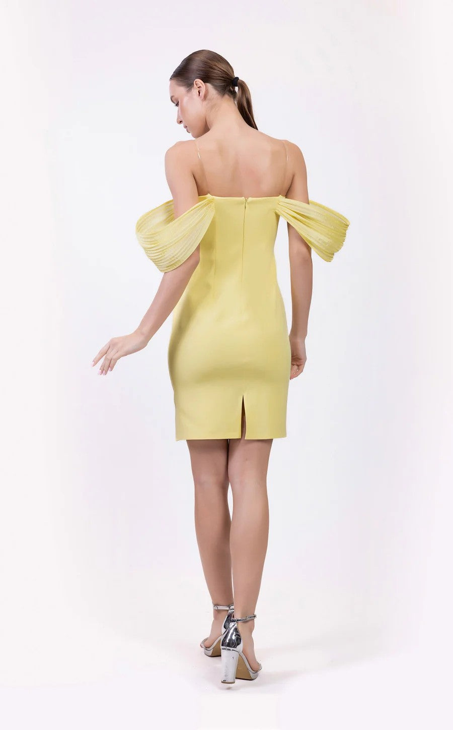 Cocktail Dresses Homecoming Short Beaded Cocktail Dress Yellow