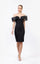Cocktail Dresses Short Homecoming Fitted Cocktail Knee Length Dress Black