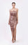Prom Dresses Prom Long Mettalic Formal Slit Dress Rose Gold