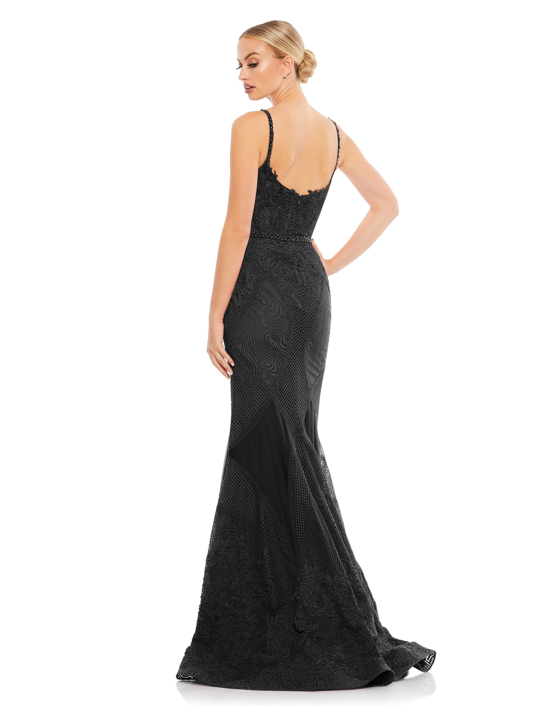 Mac Duggal 79082 Prom Long Mermaid Lace Gown