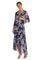 Mother of the Bride Dresses High Low Floral Mother of the Bride Jacket Dress Purple