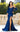 Prom Dresses Fitted Long Formal Slit Evening Prom Dress Royal