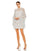 Mac Duggal 8007 Long Sleeve Floral Short Dress