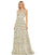 Formal Dresses Long Formal Floral Print Evening Dress Ivory Multi