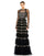 Formal Dresses Long Sleeve Formal Evening Dress Black Multi