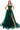 Cinderella Couture CC8031J Sleeveless Slit Gown Hunter Green