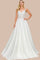 Wedding Dresses Long Bridal A Line Floral Applique Wedding Dress Ivory