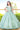 Flower Girl Dresses Flower Girl 3D Floral Applique Sequin Dress Sage