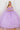 Quinceniera Dresses Long Applique Ball Gown Cape Quinceanera Dress Lilac