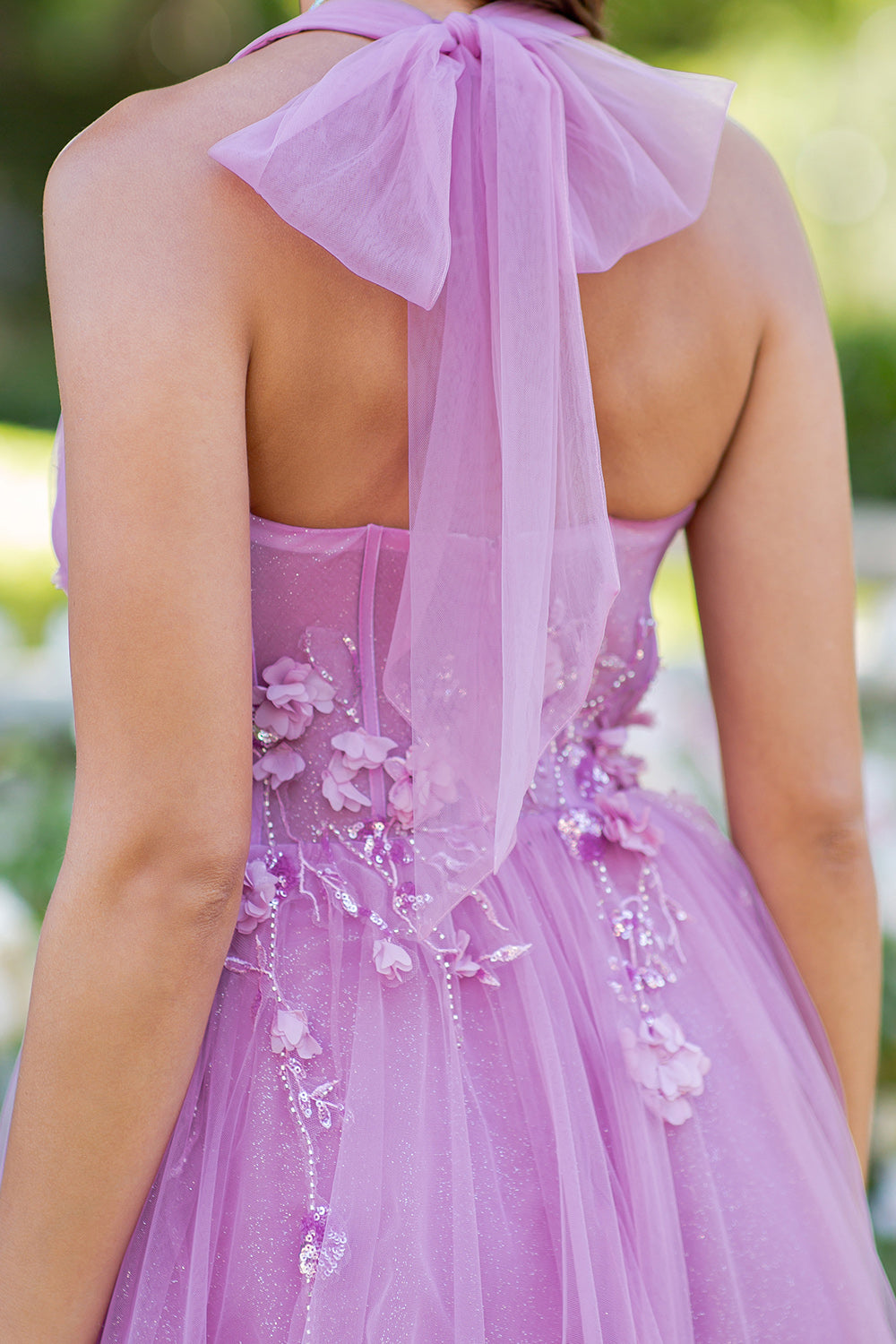 Prom Dresses A Line Long Formal Glitter Slit Prom Dress Pink