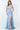 Prom Dresses Long Fitted Formal 3D Applique Prom Dress Blue