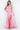 Prom Dresses Long Fitted Formal 3D Applique Prom Dress Pink