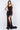 Prom Dresses Long Fitted Corset Formal Slit Prom Dress Black