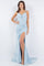 Prom Dresses Fitted Long Formal Corset Prom Dress Blue