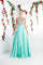 Prom Dresses Long Beaded A Line Formal Evening Dress Mint