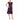 Cocktail Dresses Short Cap Sleeve Formal Dress Eggplant