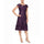 Cocktail Dresses Short Cap Sleeve Formal Dress Eggplant