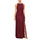 Formal Dresses Long Sleeveless Formal Lace Dress Wine
