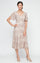 Cocktail Dresses A Line Tea Length Formal Sequin Cocktail Dress Buff
