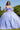 Quinceniera Dresses Long Ball Gown 3D Floral Quinceanera Dress Blue