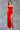 Prom Dresses Fitted Long Formal Beaded Corset Prom Dress Red