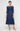Mother of the Bride Dresses Formal 3D Tea Length Mother of the Bride Dress Navy