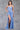 Prom Dresses Glitter Long Formal Fitted Slit Prom Dress Dusty Blue