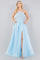 Prom Dresses Sequin Long Formal A Line Prom Dress Blue