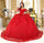 Quinceniera Dresses Long Quinceanera Beaded Applique Ball Gown Red