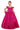 Flower Girl Dresses Glitter 3D Applique Flower Girl Dress Fushia