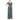 Formal Dresses Long Formal V Neck Empire Waist Dress Black/Seafoam