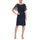 Mother of the Bride Dresses Short Illusion Sleeve Dress Dark Navy