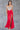 Prom Dresses Fitted Long Formal Beaded Prom Slit Dress Red/Silver