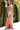 Prom Dresses Floral Lace Long Slit Formal Sequin Prom Dress Rose Pink
