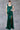 Prom Dresses Long Lace Prom Beaded Slit 3D Formal Dress Hunter Green