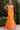 Prom Dresses Sequin Long Formal Prom Printed Mermaid Dress Orange