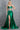 Prom Dresses  Long Prom Formal Fitted Slit Evening Dress Emerald